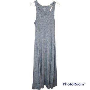 Eddie Bauer Woman’s Gray Basic Maxi Casual Dress Size Small